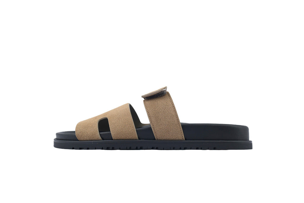 Hermès Leather Slide Sandals – EU 38–46