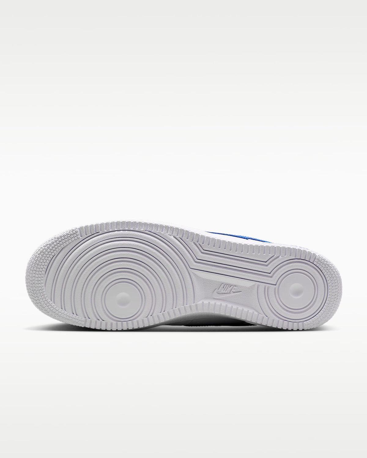 Nike Air Force 1 '07 White and Hyper Royal Blue Sneakers