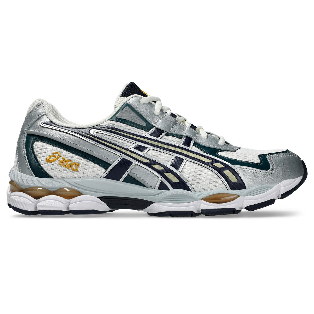 Asics Gel-Kayano 14 – Silver/Green/Navy Sneaker