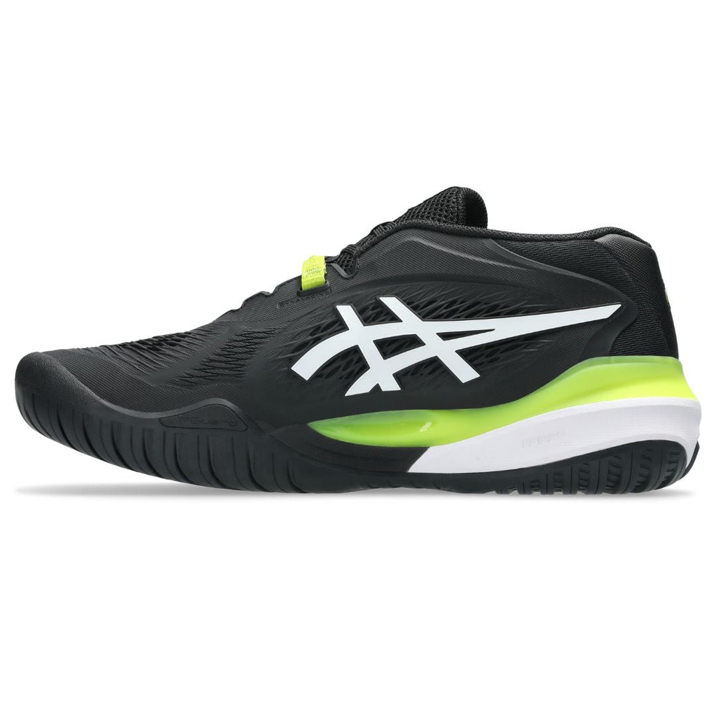 Asics Gel-Resolution – Black/White/Neon Green Tennis Sneaker