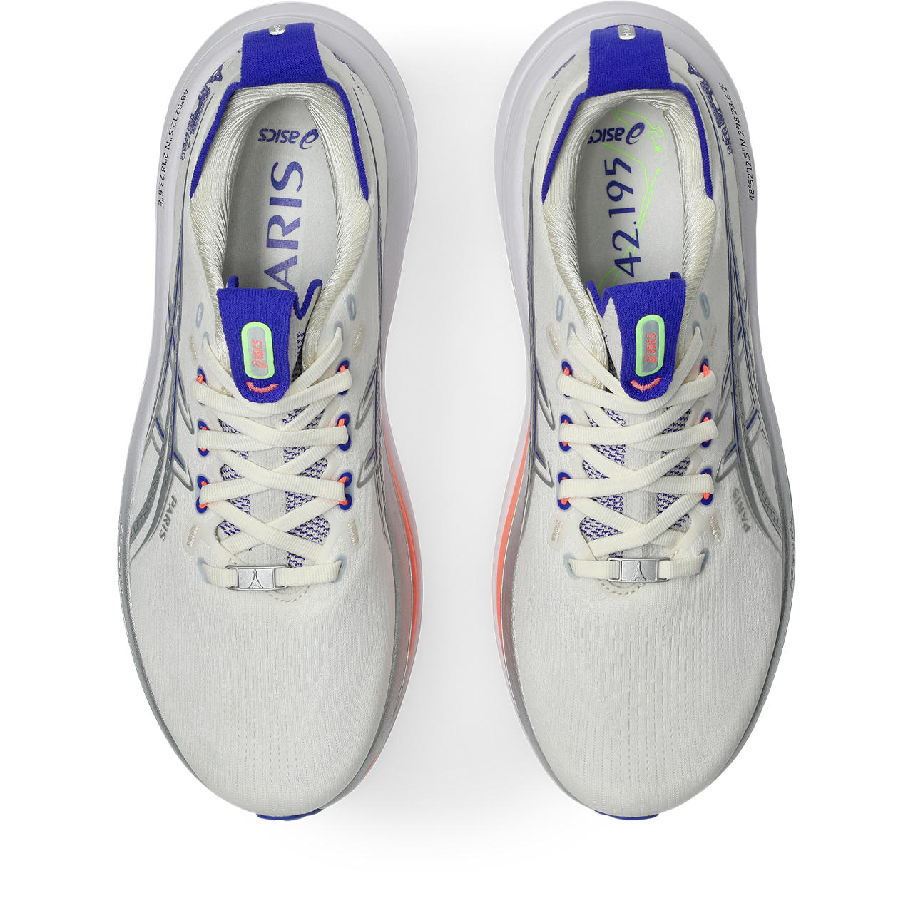 Asics Gel-Nimbus 27 White / Blue / Orange