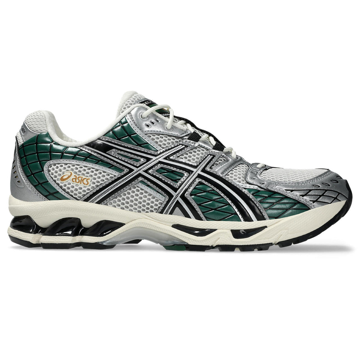 Asics Gel-1130 Silver / Dark Green / Cream