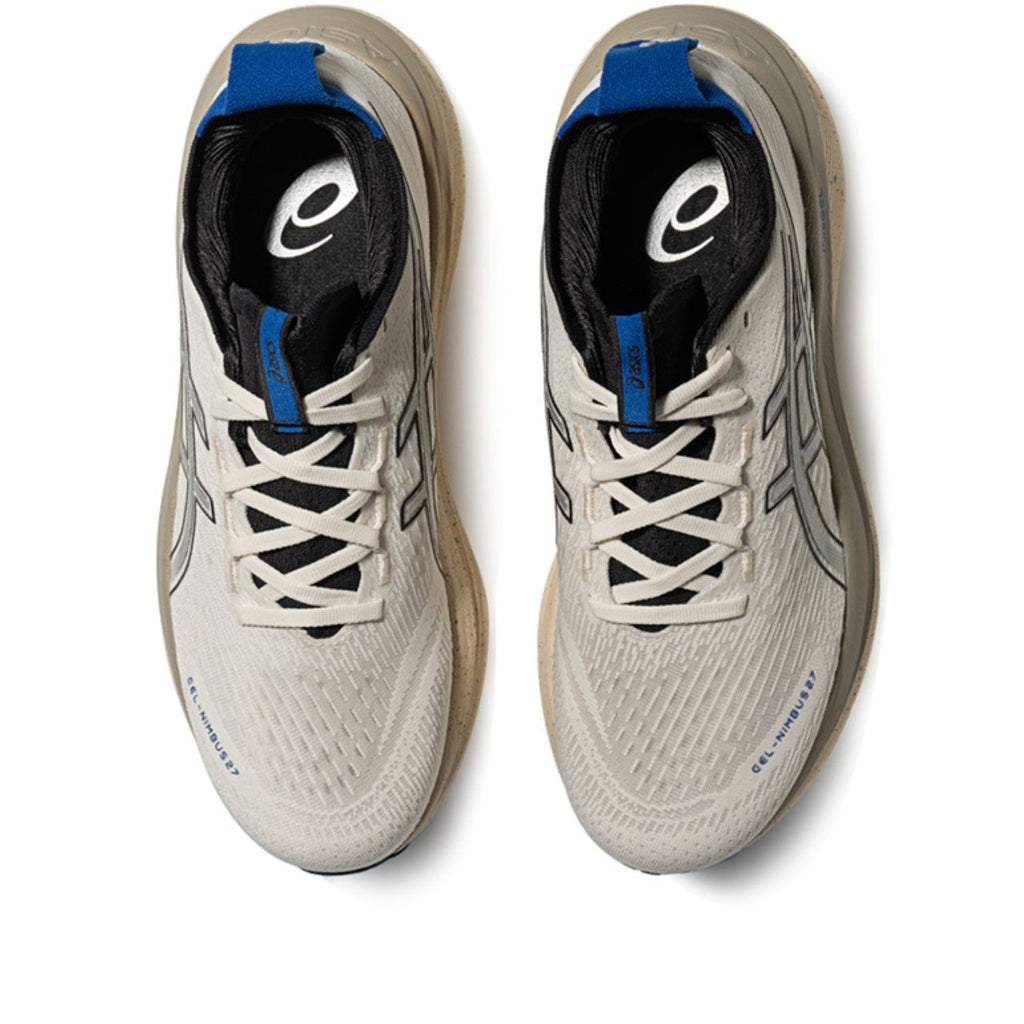 Asics Gel-Nimbus 27 Cream / Silver / Blue