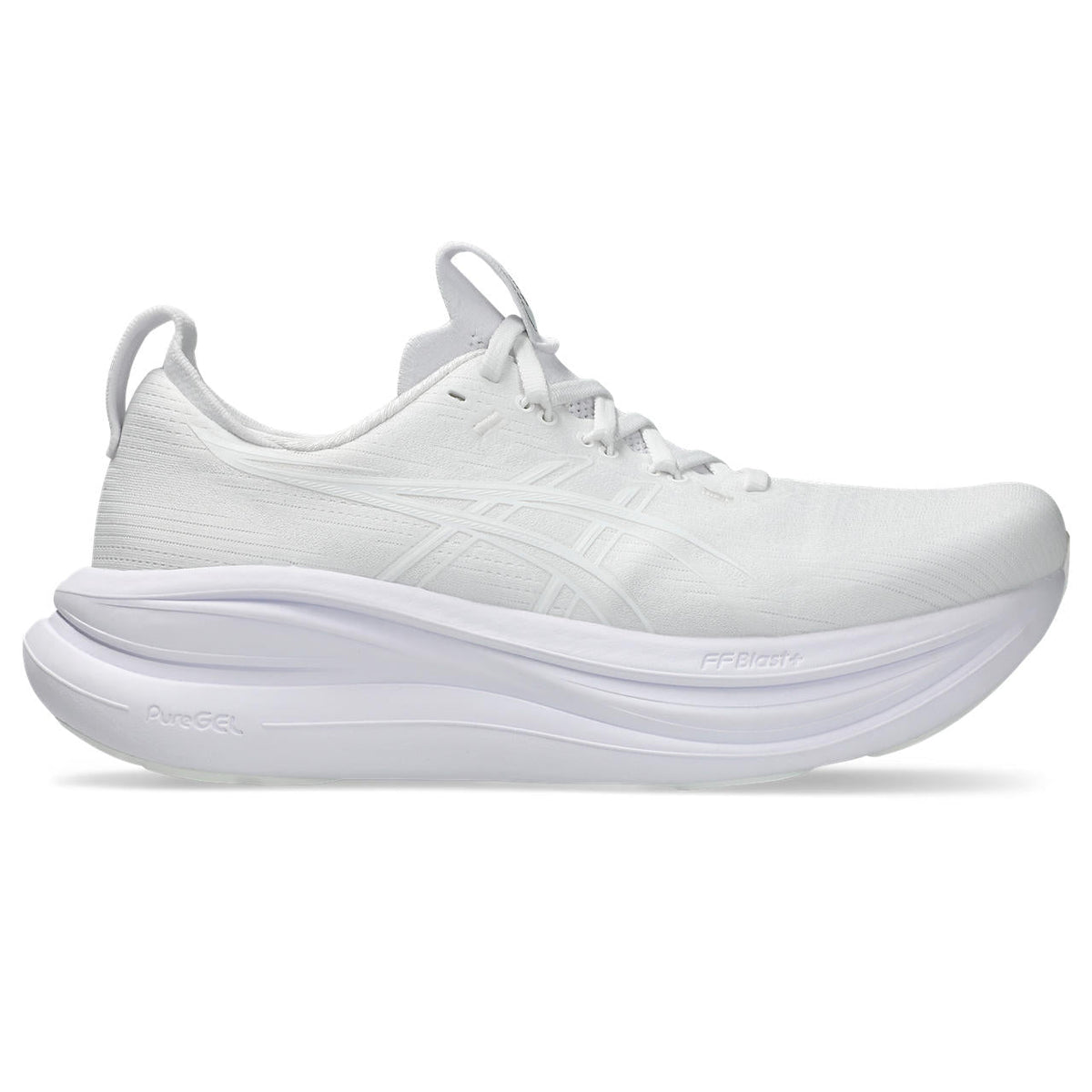 Asics Gel-Nimbus 28 – Triple White Running Shoe