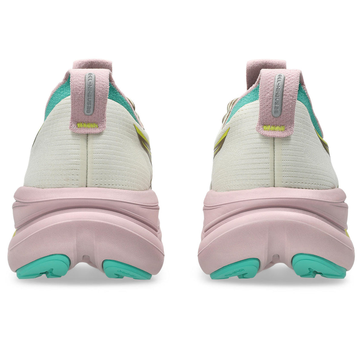 Asics Gel-Nimbus Off-White / Pink / Brown / Lime