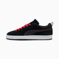 PUMA Suede Black-Red Stitching-White Sole
