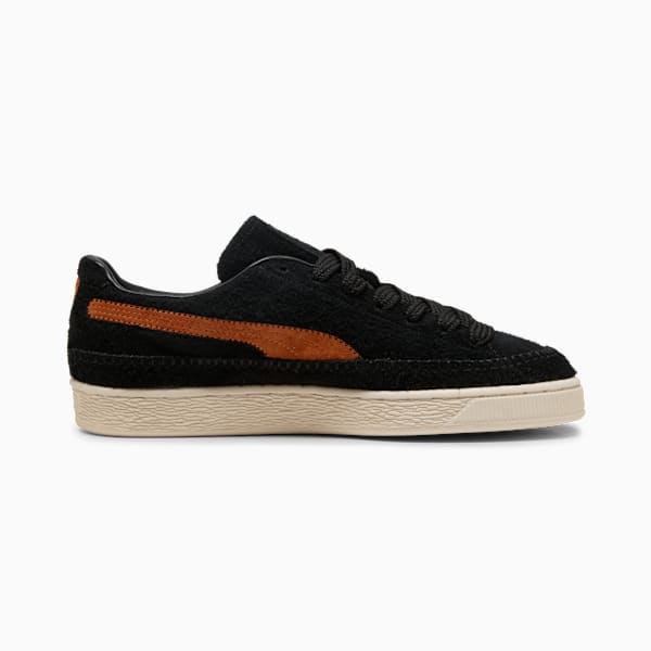 PUMA Suede VTG Black-Caramel Orange-Stitched-Vintage Off-White
