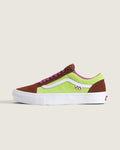 Vans Old Skool Brown Lime Green Corduroy