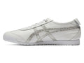 Onitsuka Tiger Mexico 66 Unisex Sneakers – White Leather Silver Glitter