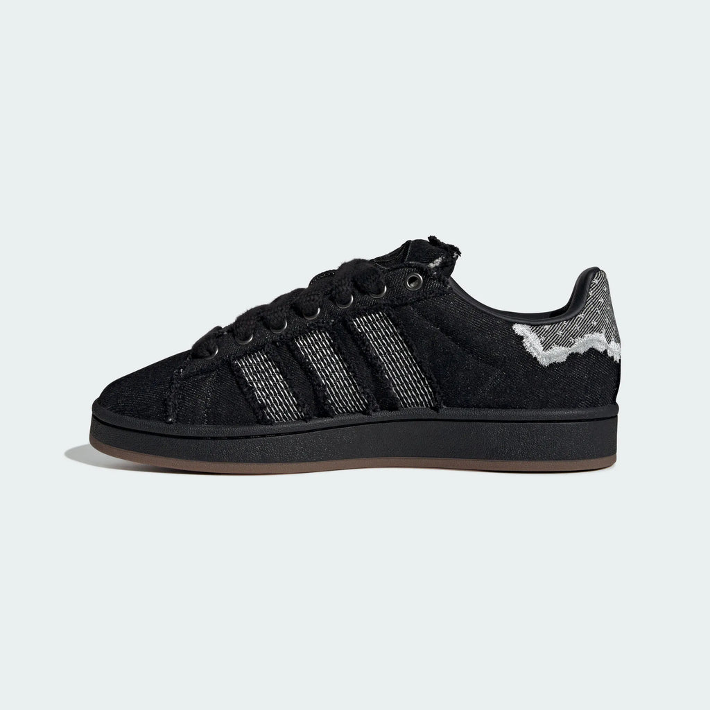 Adidas Stan Smith — Black Denim Frayed