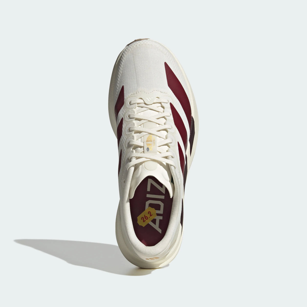 Adidas Adizero Adios Pro 4 Off-White / Burgundy