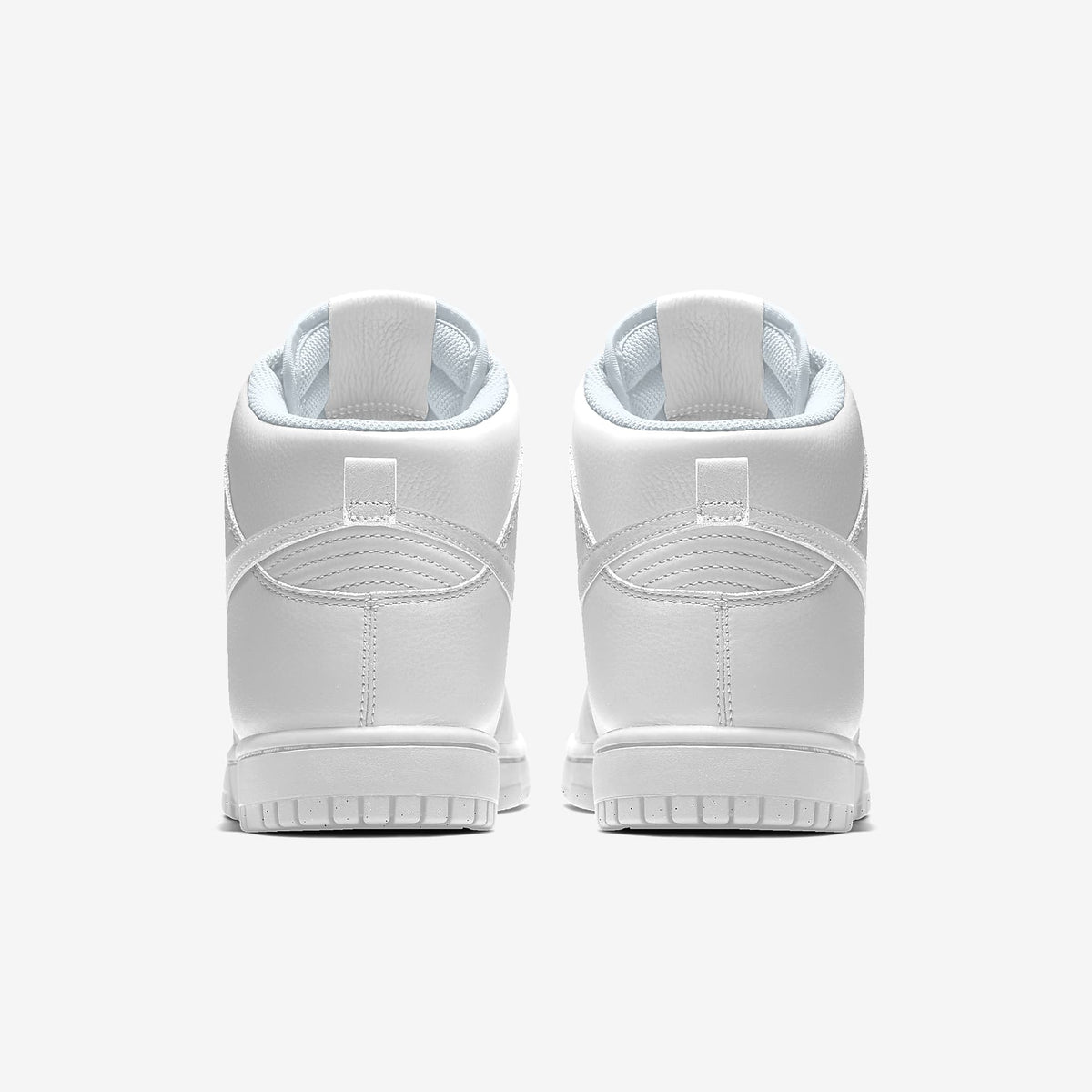 Nike Dunk High Triple White Leather Sneakers