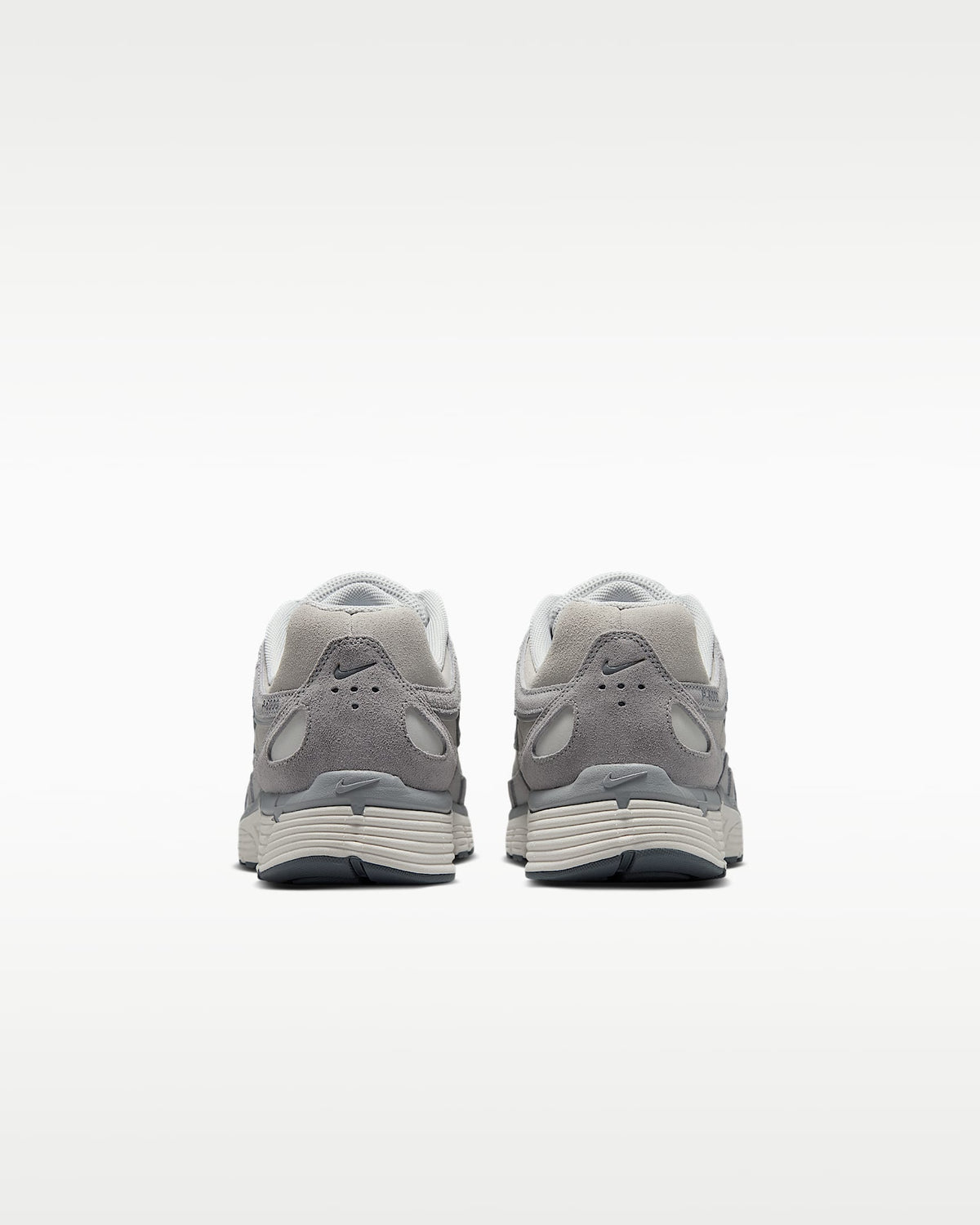 Nike P‑6000 Full Grey Suede Mesh Athletic Sneakers