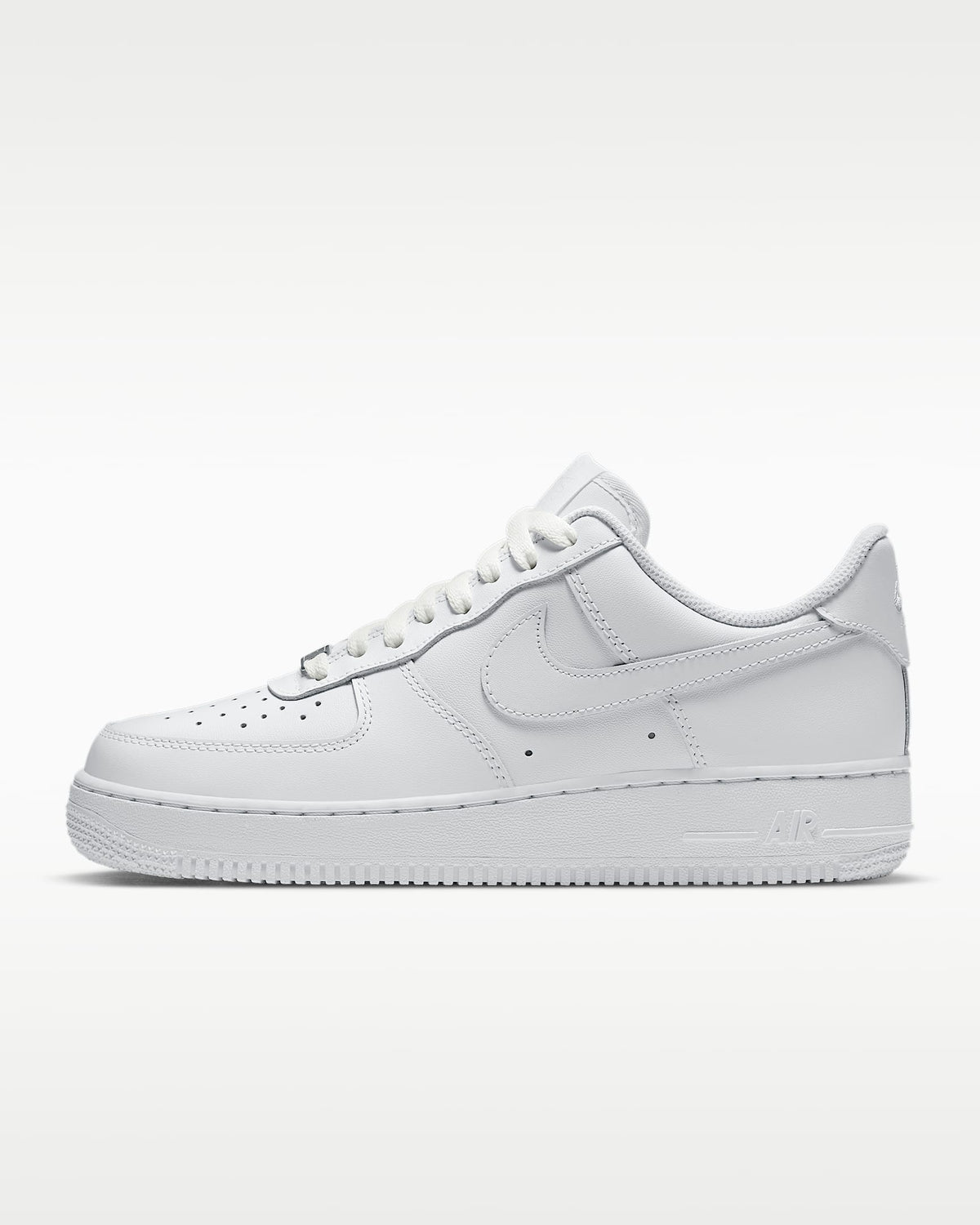 Nike Air Force 1 '07 Triple White Leather Sneakers