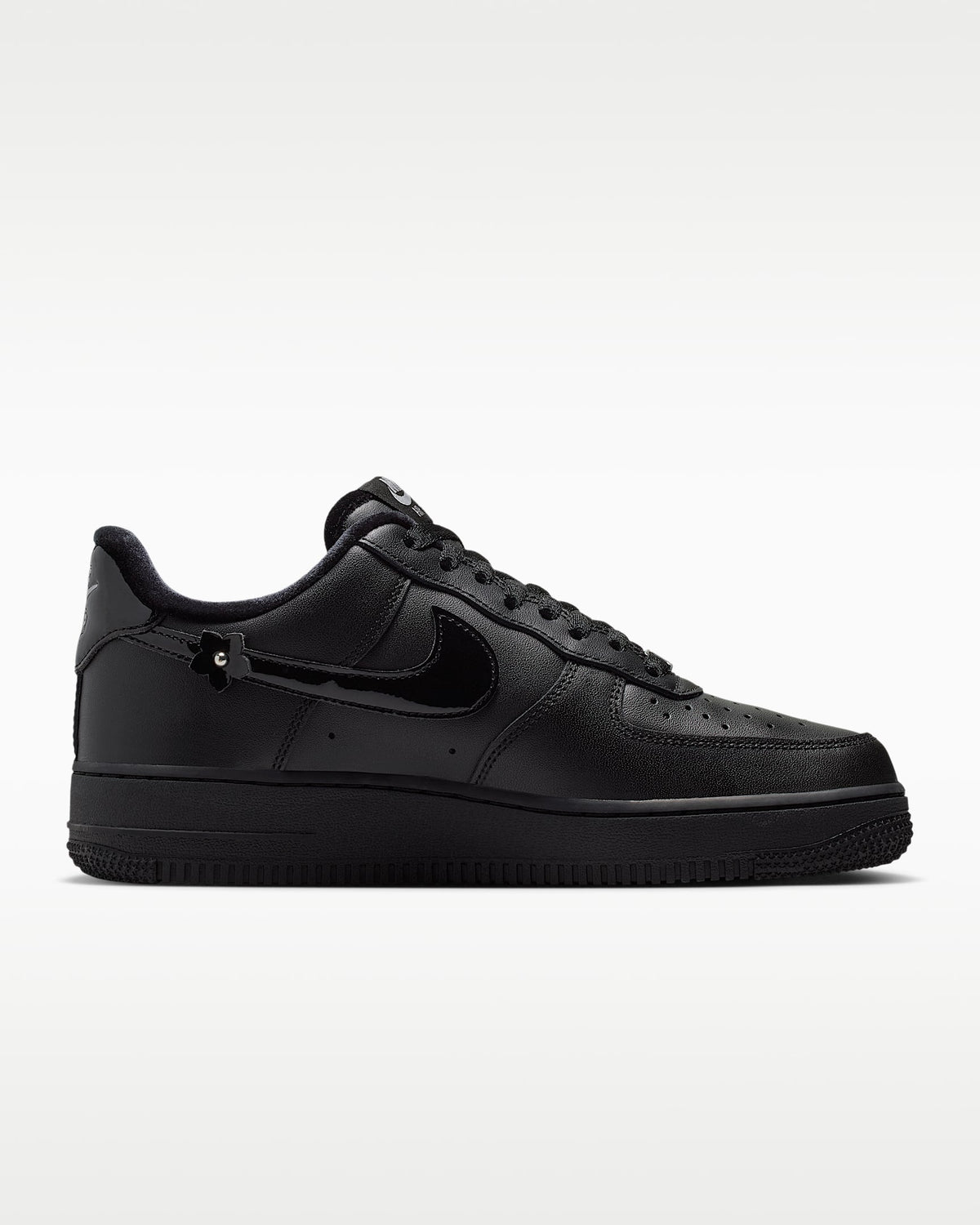 Nike Air Force 1 '07 Black 3D Floral Ornament Sneakers